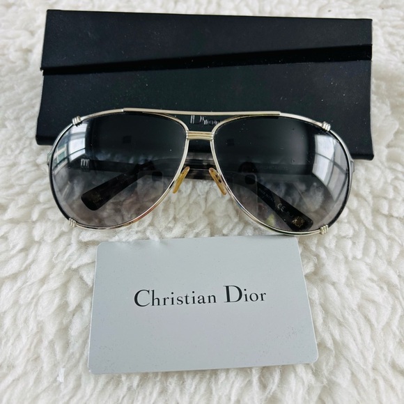 Christian Dior Chicago2 Unisex Gradient Charcoal BlackGunmetal Sunglasses w/case main image 5